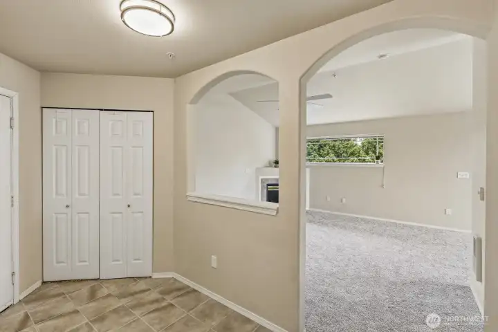 Entry Coat Closet
