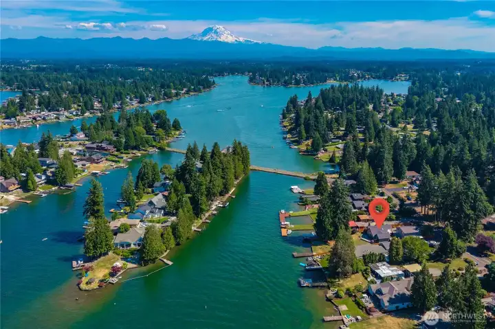 Great location with Mt Rainier Views.