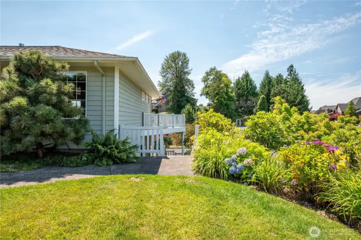 Mature landscaping and fully fenced yard