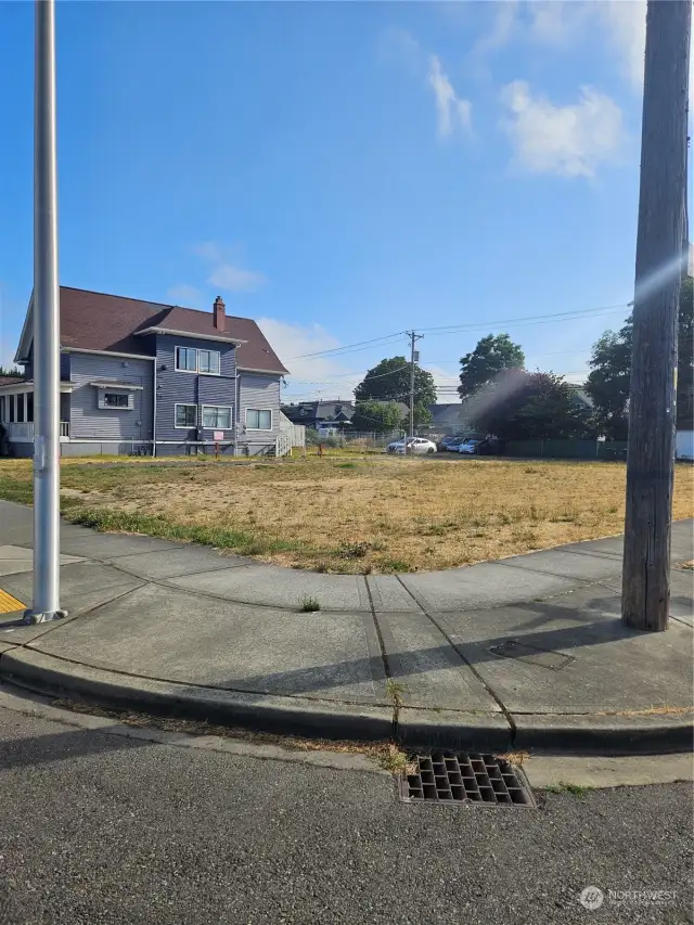 Stormdrain at corner of property saving thousands of dollars in storm water runoff costs