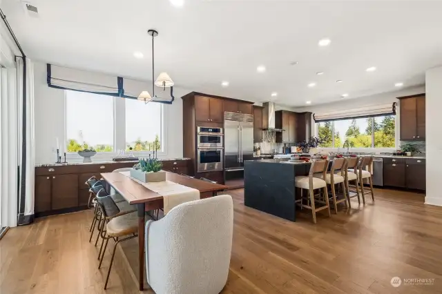 Picture of Kitchen and Dining is from Model Home.  For illustration purposes.  Colors and finishes may vary.