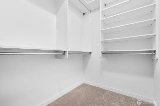 Primary walk-in closet