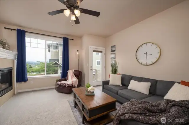 Room to exercise or have company over for games or movies.