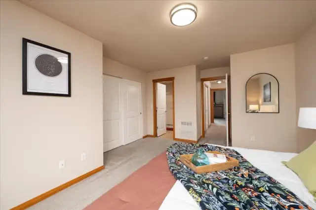 3/4 private bath.