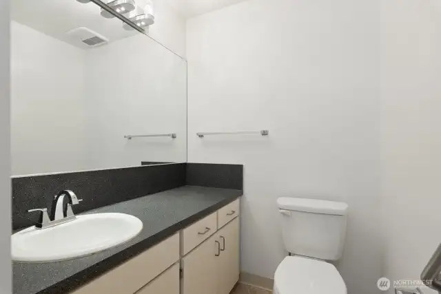 Bathroom with walk-in shower