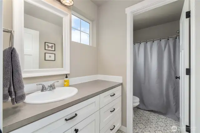 Guest bathroom upstairs