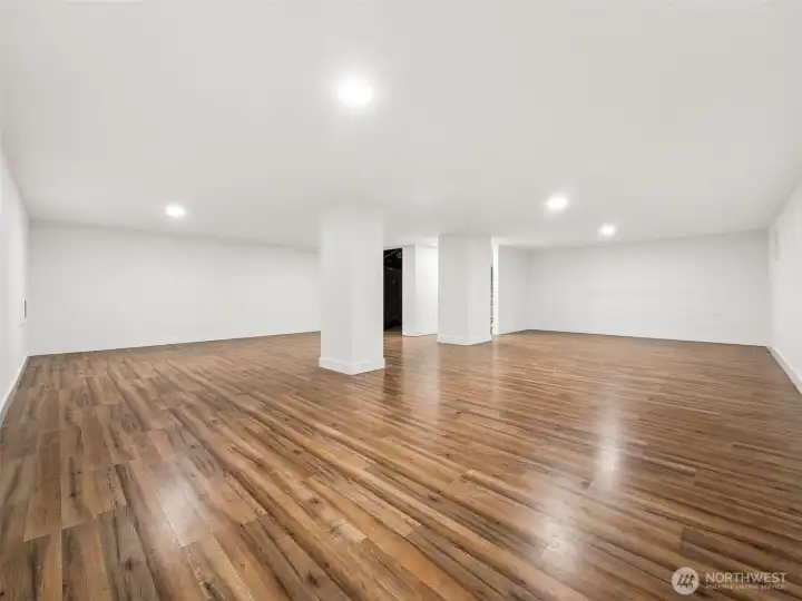 Can utilize the basement as a large storage space