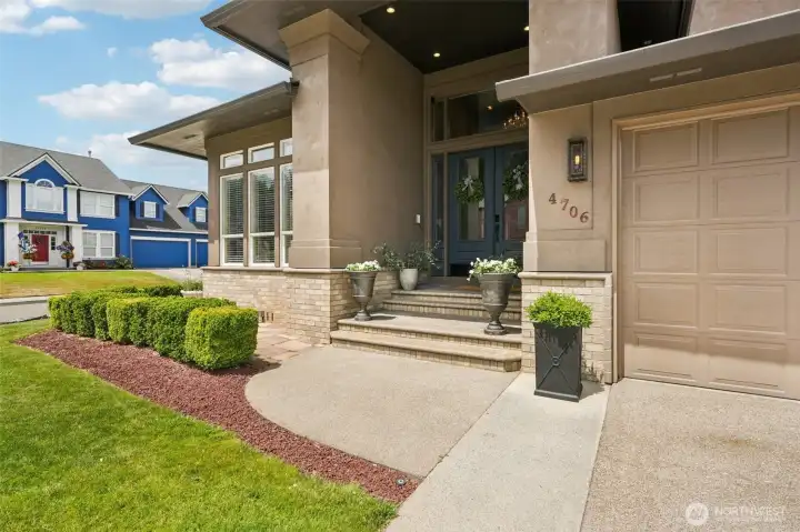 Architecturally styled Mediterranean home on a corner lot in Mt. Vista neighborhood