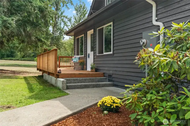 Front deck