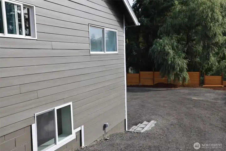 Driveway to Backyard