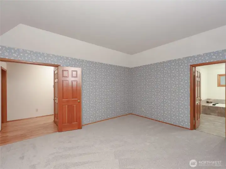 GIGANTIC MAIN Floor Master Bdrm