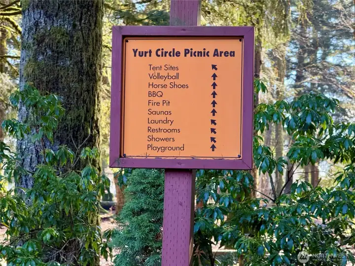 Other amenities offered at the park