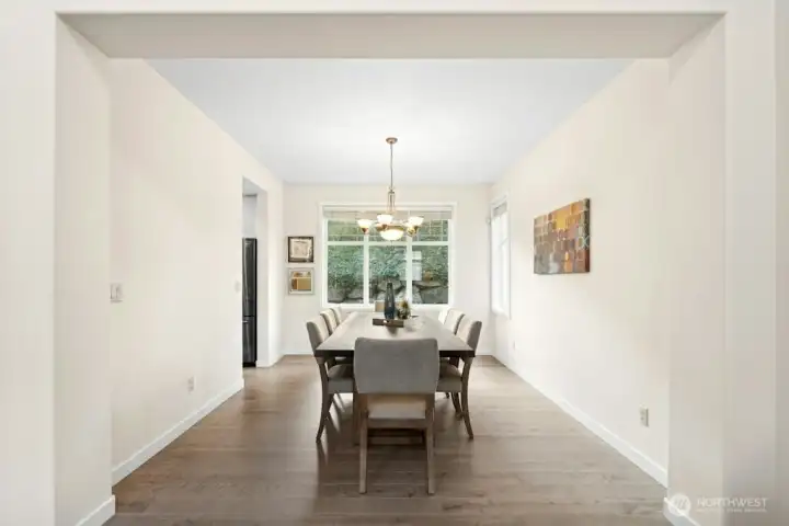 Spacious, formal dining room