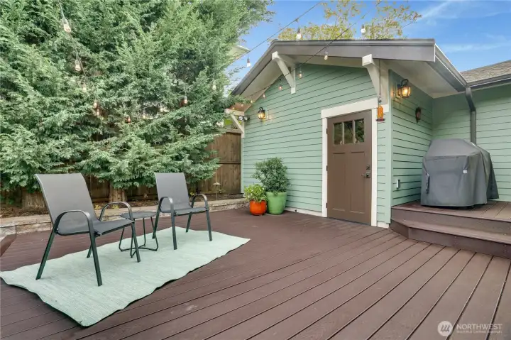 With tall trees offering natural privacy and a direct gas line ready for effortless grilling, this home is built for easy living. The spacious garage adds storage and flexibility, making everything from grocery hauls to weekend projects feel seamless. Note the handcrafted corbels on the garage that match the home—no detail was overlooked in this custom build.