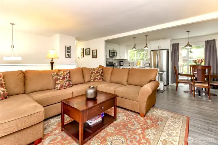 Comfortable Living Room! Bring in the Big Couch for Watching Games, Sports & Relaxing!