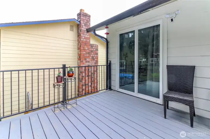 View of Newer Trex Deck!