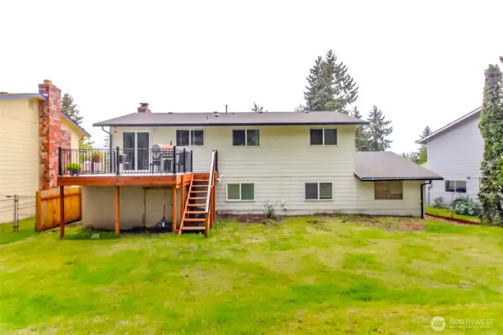 Fully Fenced Back Yard, Lots of Storage Under Deck