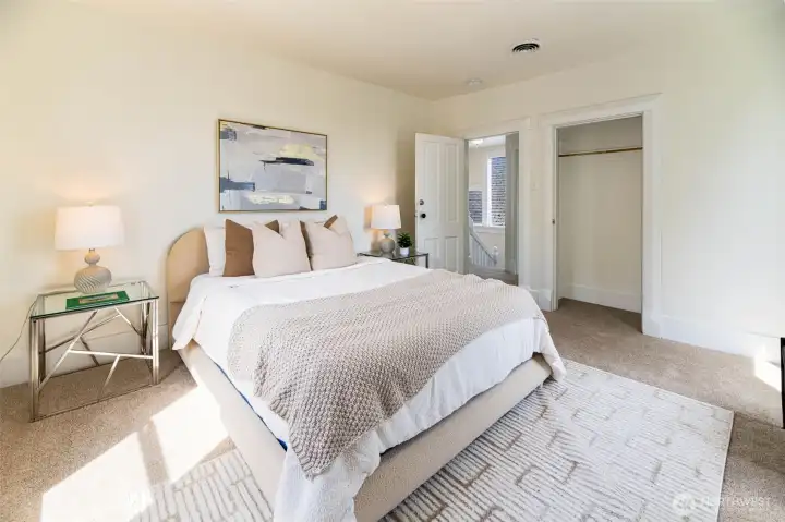 Another view of this bedroom.