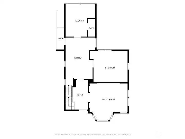 This is the main level/1st floor of the home. Again - look at the size of these rooms! The main floor bedroom was originally a formal dining room and appears to have been open to the living room. Use the space as you wish!