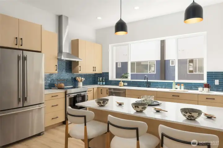 Chefs kitchen with efficient layout and aesthetically pleasing! Photo is of model home of same floorplan. Color schemes and finishes will vary per plan. Chefs kitchen with efficient layout and aesthetically pleasing! Photo is of model home of same floorplan. Color schemes and finishes will vary per plan.