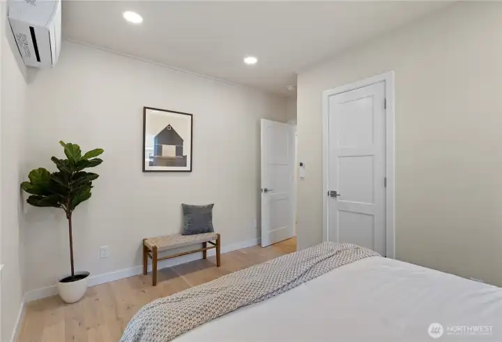 2nd of two bedrooms on main level.