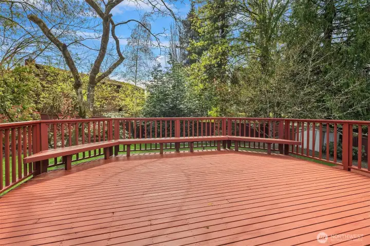 Huge deck