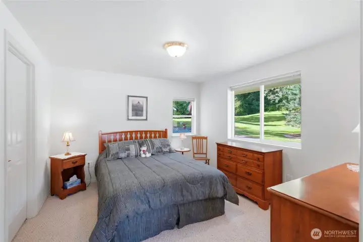 ADU bedroom with large walk in closet