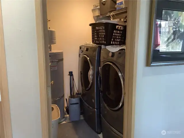 large laundry room & storage