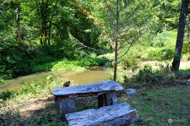 Enjoy the rest stop to take in the tranquil quiet and peaceful sounds.