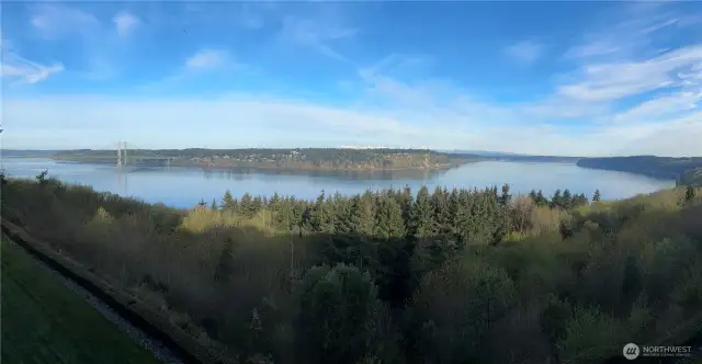 Incredible expanse of water, mountains & views from the Black Hills in Olympia to Mt. Baker on a clear day!