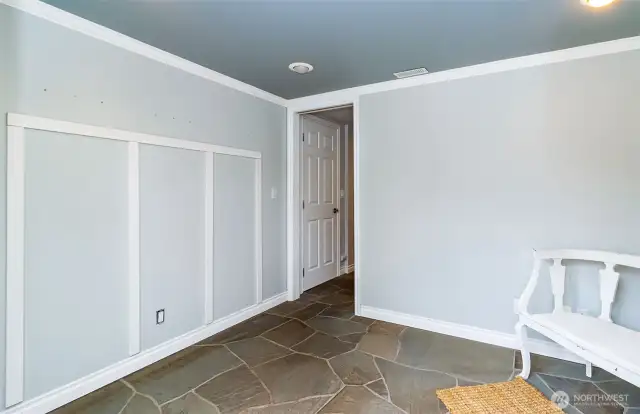 Sweet Sitting Room as you Enter the Main Level Thru the French Doors~Enjoy a Cup of Tea Overlooking the Courtyard~