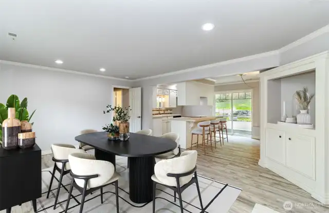 Main Level Dining Area has Been Virtually Staged~