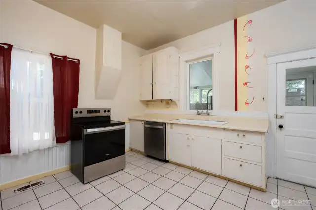 Another view of Unit A kitchen.