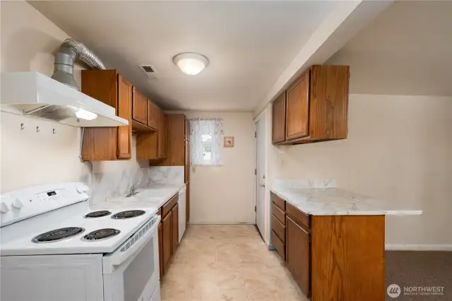 Upstairs Unit B kitchen.