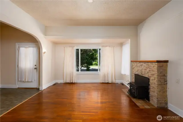 Looking back at front door.