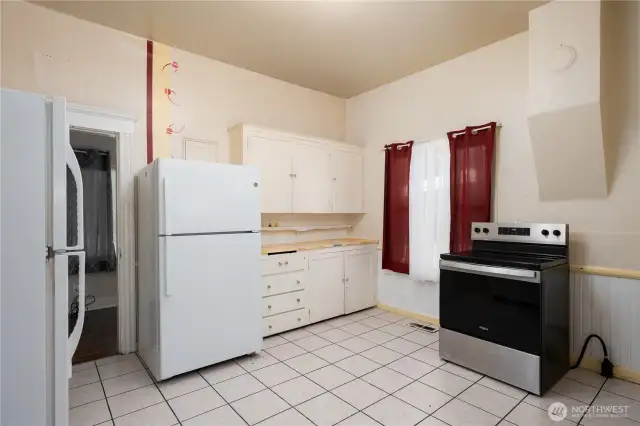 Downstairs Unit A kitchen.