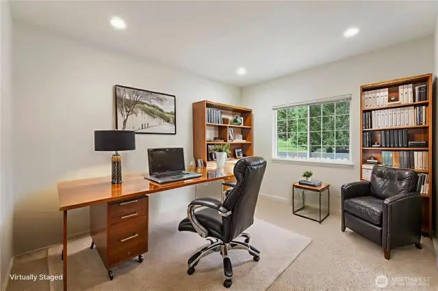 Den/Office Virtually Staged