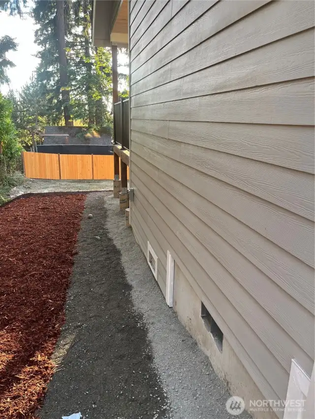 Fully landscaped