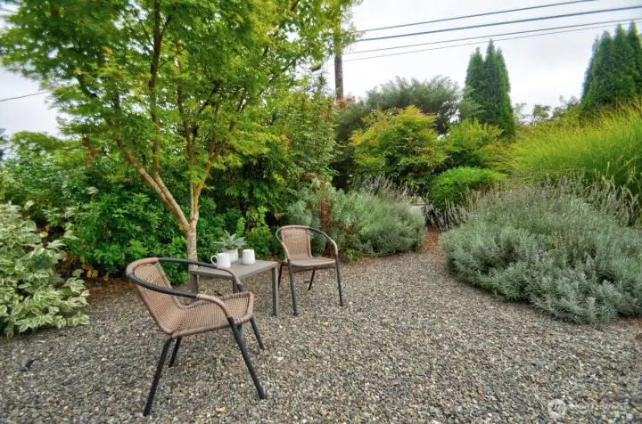 Relax out front with a morning coffee to greet the day!