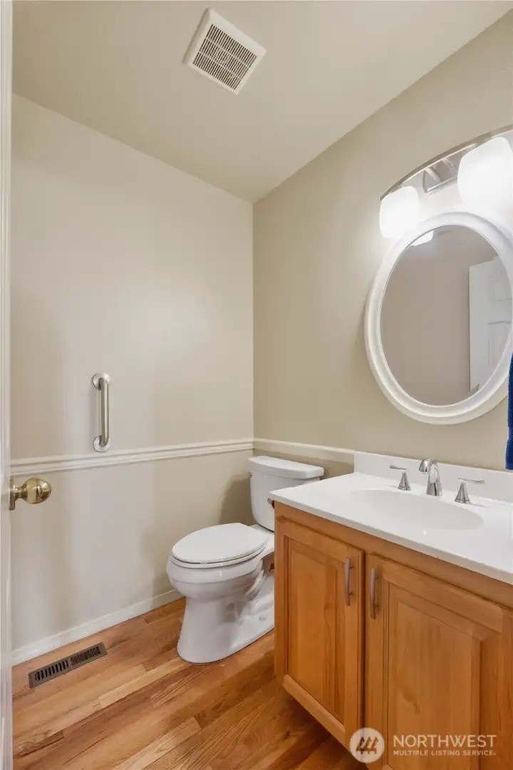 Main floor powder room