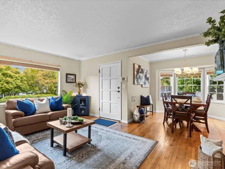 Living and dining with plenty of room for friends and family events