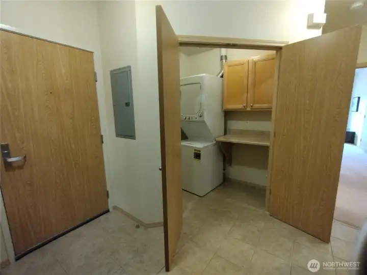 Dedicated laundry room.