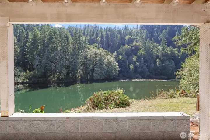 Open patio to enjoy the view of the river and wildlife