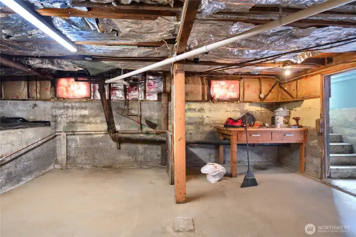 Basement does have separate access. Could possibly get creative with additional living space