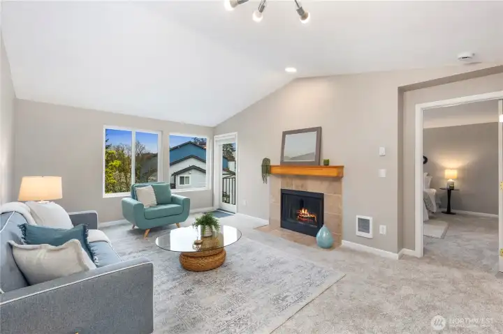 Fresh paint and modern updates give life to relaxation.