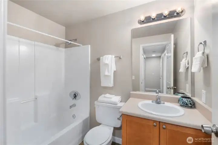 Full Bathroom down private hall