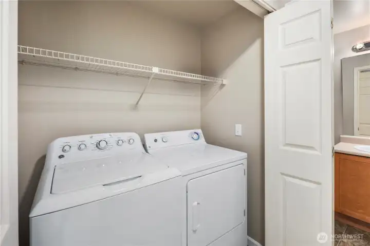 Full size washer & dryer