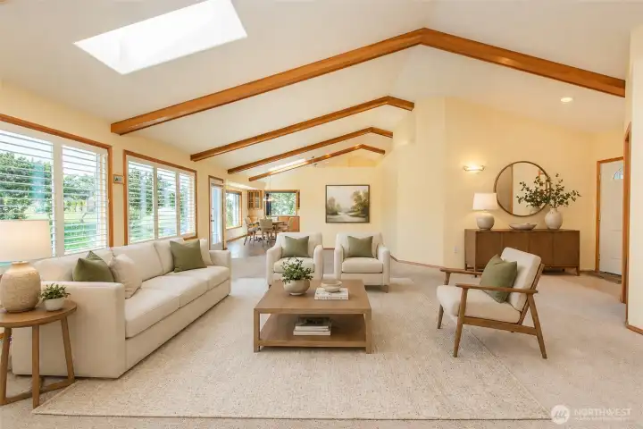 Living Room - Virtually staged