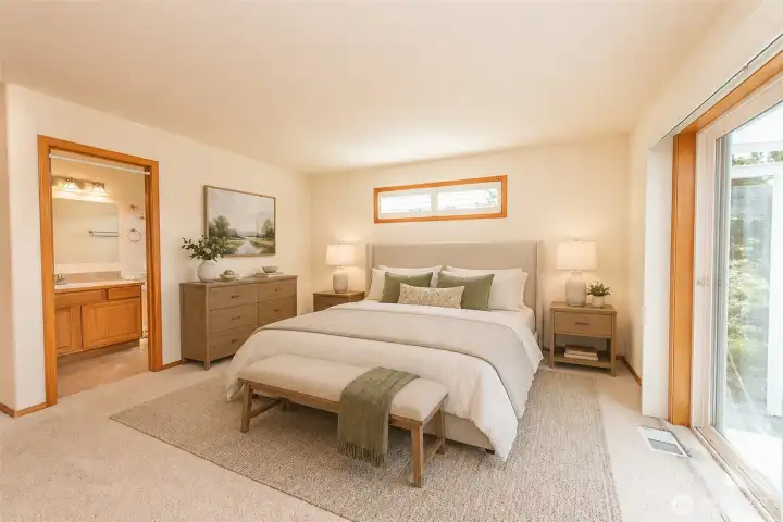 Primary Room - Virtually staged