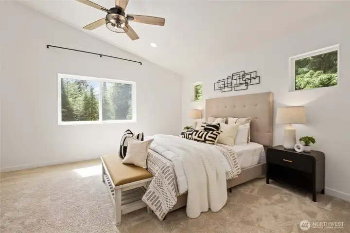 Spacious Primary Bedroom.
